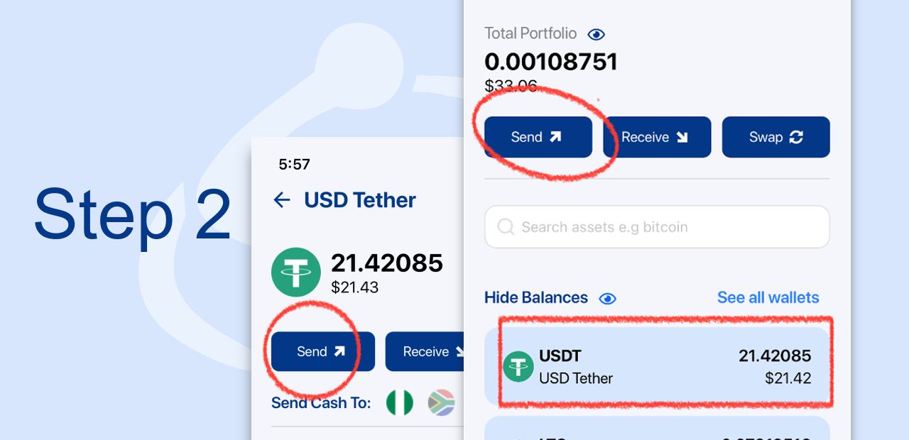 How to Send Bitcoin, Ethereum, USDT and other Cryptocurrencies